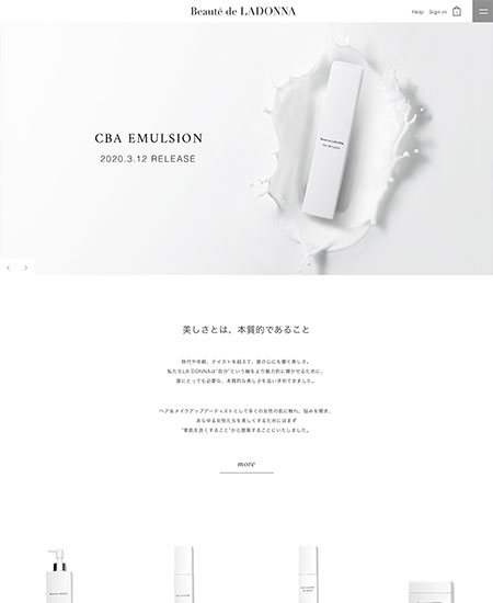 ボーテドラドンナ beaute de ladonna | macuil design（マクイルデザイン）ホームページ 制作、WEB、デザイン